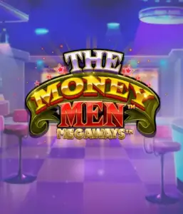 Immerse yourself the exciting world of The Money Men Megaways game by Pragmatic Play, showcasing a bold logo with shining stars on a lavish casino backdrop. This graphic captures the glamour and excitement of casino gaming with its stunning ambiance and design. Perfect for gambling fans seeking Vegas-style excitement. 