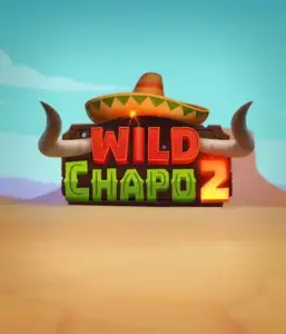 Experience the colorful Mexican desert with the Wild Chapo 2 game by Relax Gaming, showcasing a whimsical bull wearing a sombrero amid a serene desert backdrop. This image captures the excitement and culture of the game, perfect for those who love culturally inspired slots, offering a captivating gaming experience.